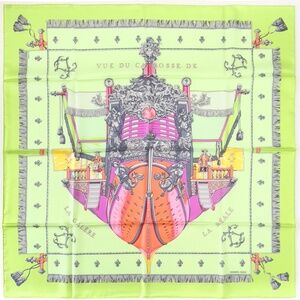 NWOT Hermes Scarf "Vue du Carrosse de la Galère -La Réale" 2